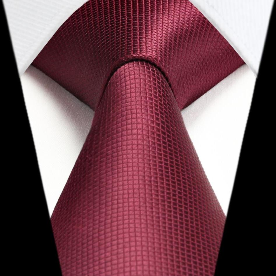 Hisdern Red Houndstooth Wedding Tie Set