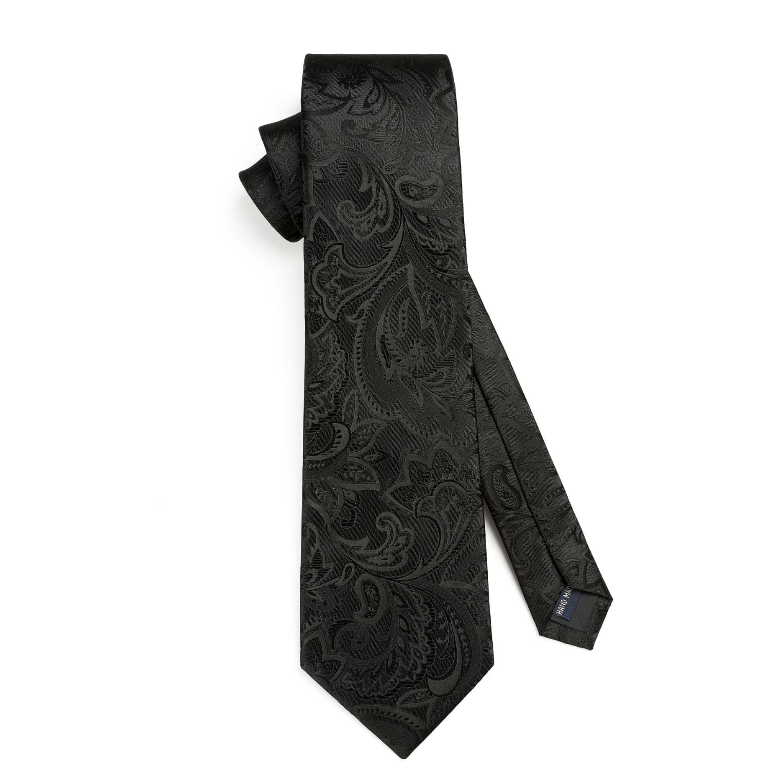 Hisdern Black Floral Wedding Accessories Set