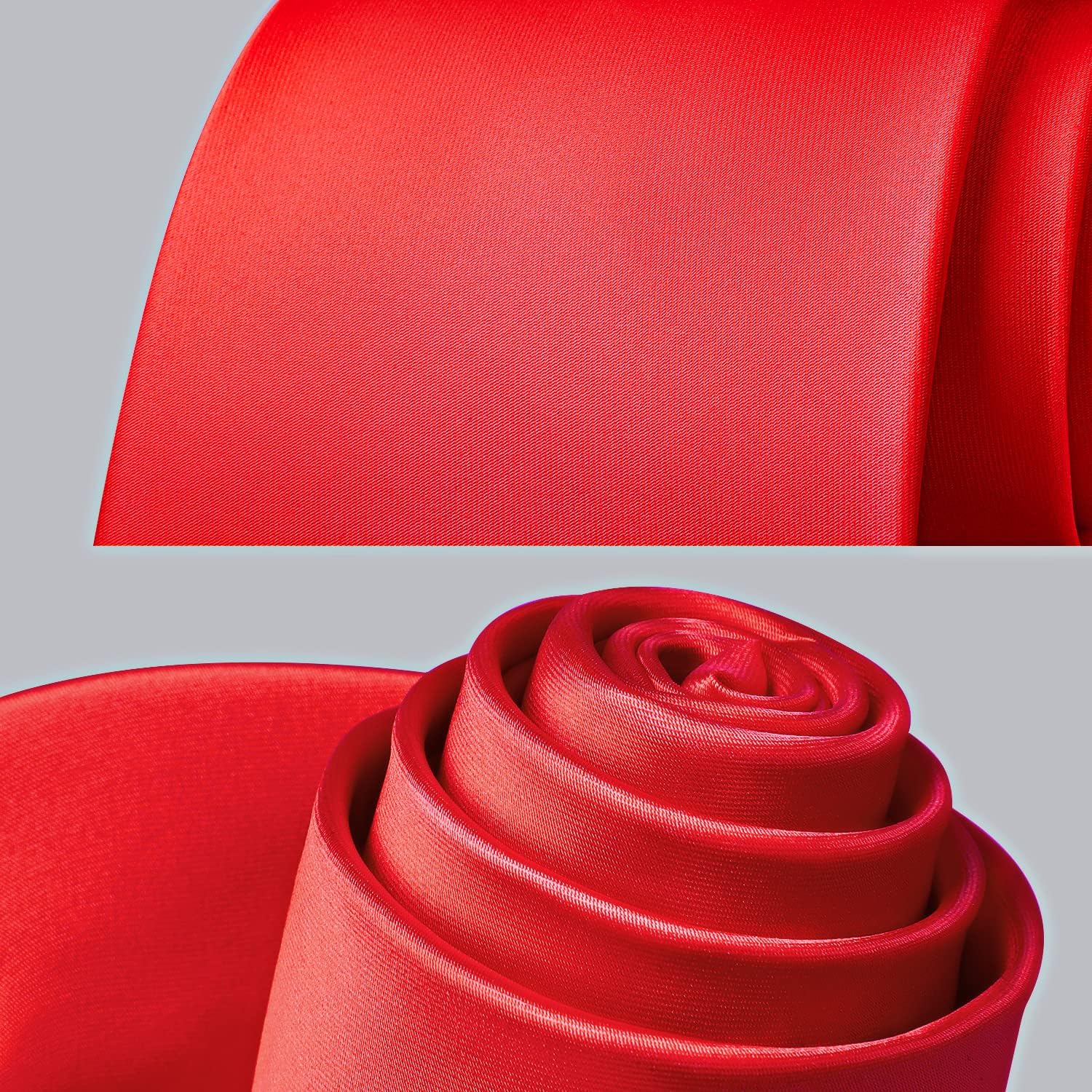 Hisdern Red Solid Wedding Accessories Set With Clip