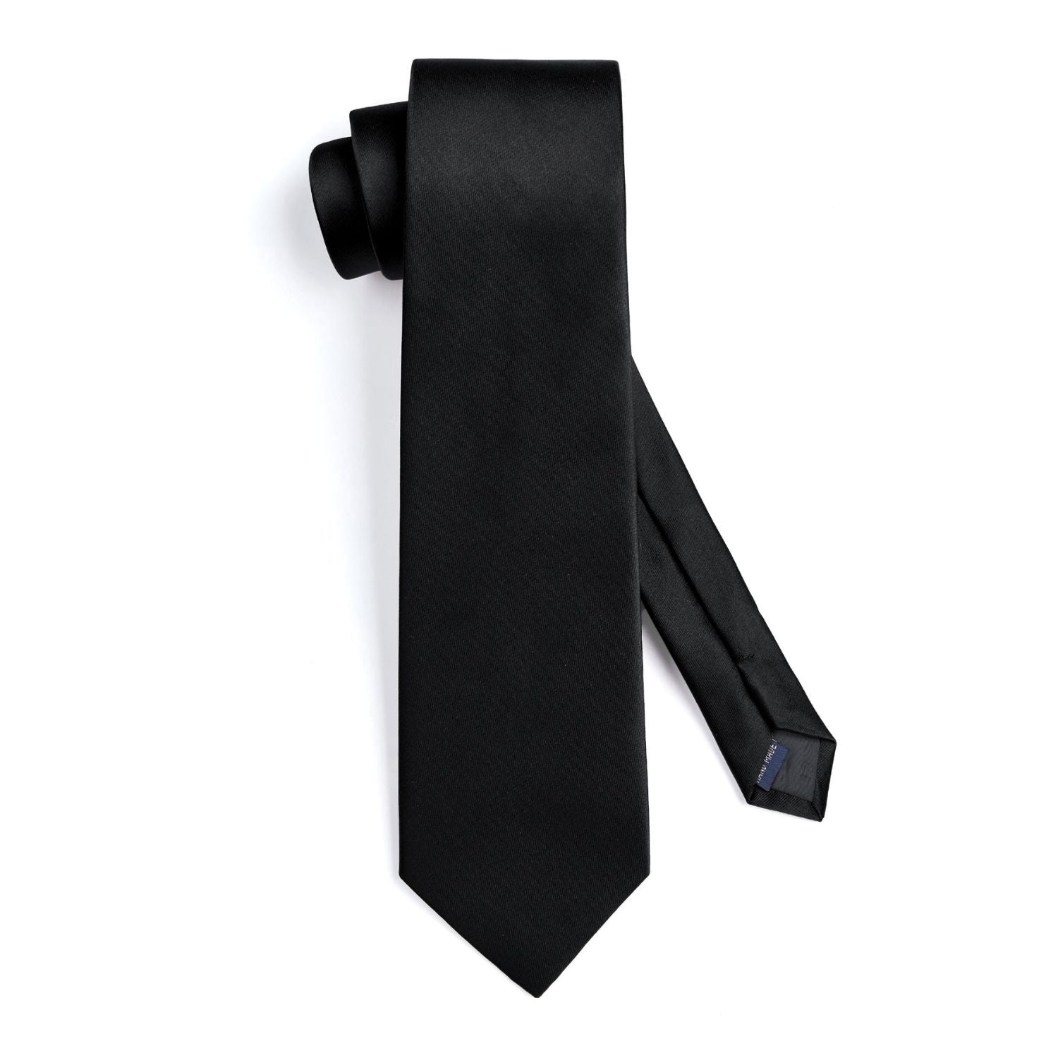 Hisdern Black Solid Wedding Accessories Set