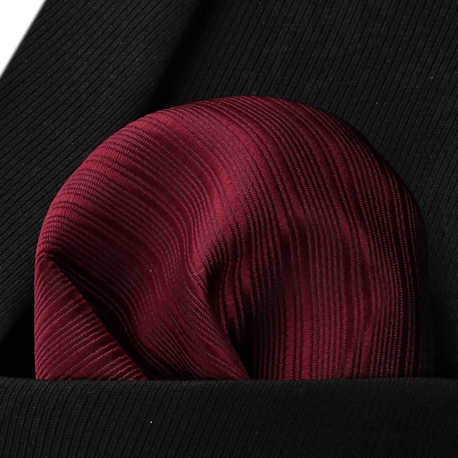 Hisdern Burgundy Striped Wedding Accessories Set