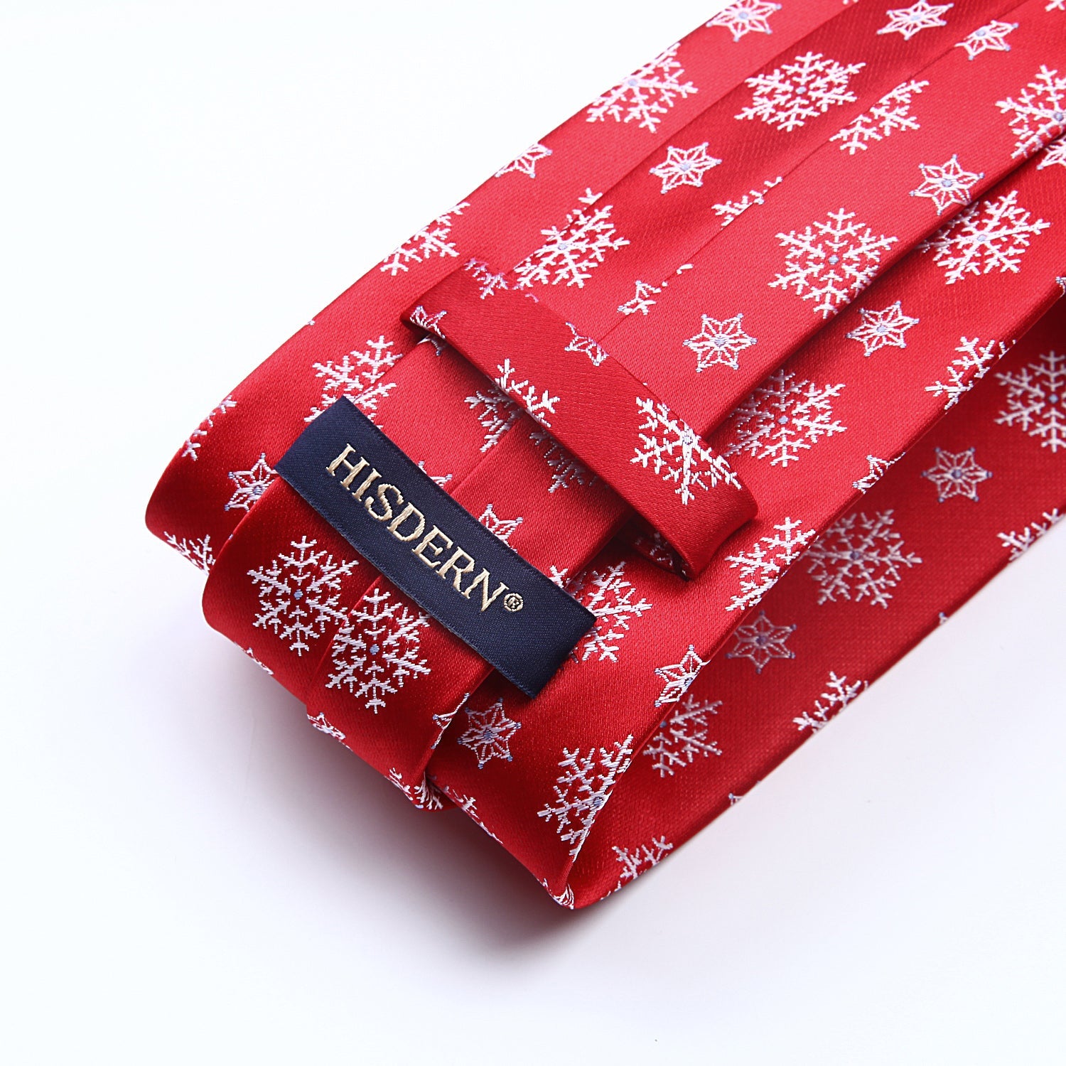 Christmas Tie Handkerchief Set - RED/WHITE