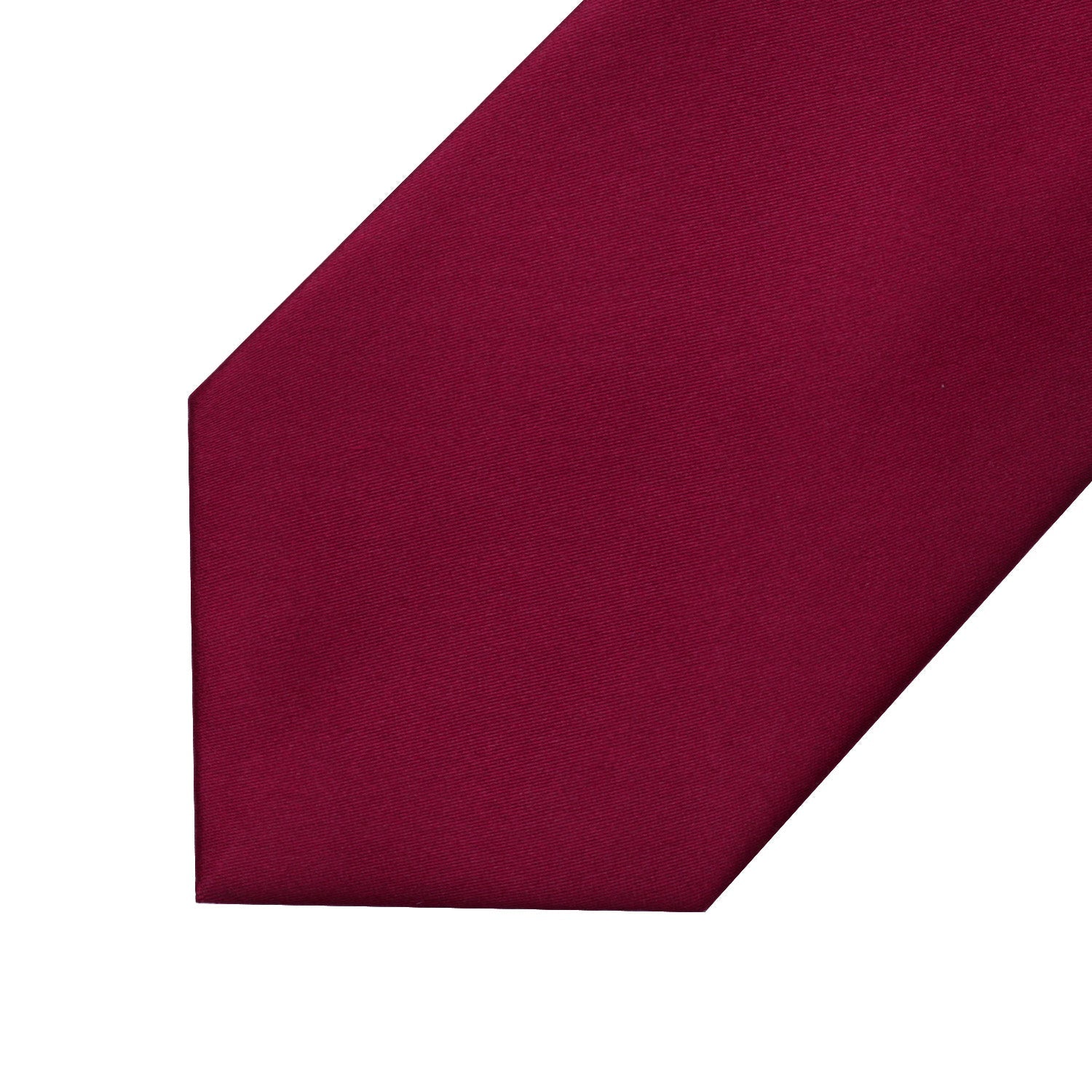 Hisdern Red Solid Men’s Tie Set for Formal & Wedding