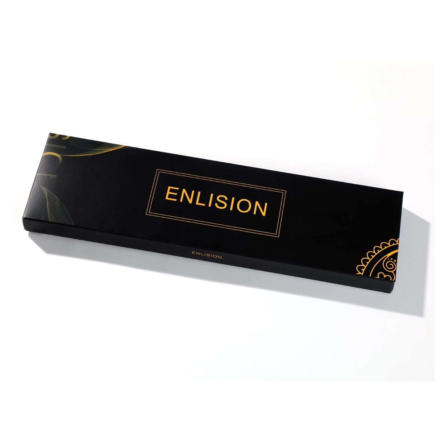 Hisdern Black Striped Business Accessories Set with Cufflinks